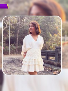 Hina Khan ka glamorous white look, magical golden hour photoshoot ne jeeta fans ka dil.