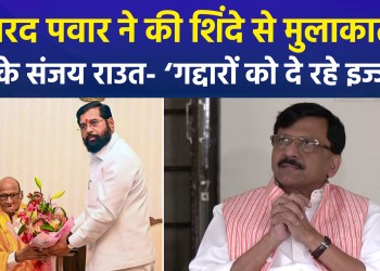 Meeting between Sharad Pawar and Eknath Shinde sparks political stir in Maharashtra; Sanjay Raut raises questions.