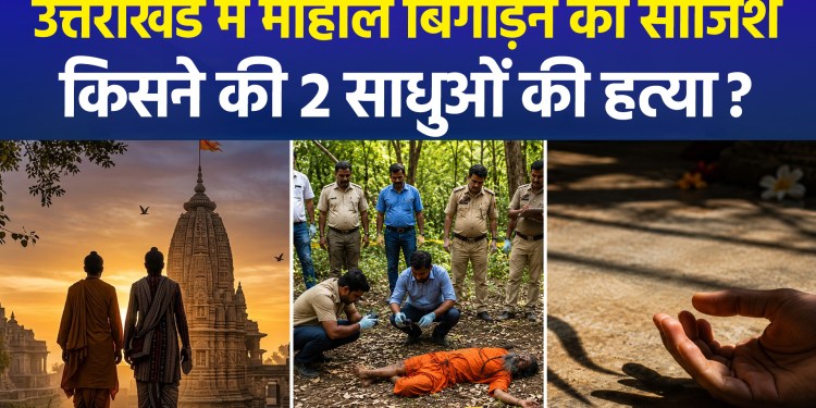 Double murder in Haridwar, dead bodies of two monks buried in jungle, chief priest