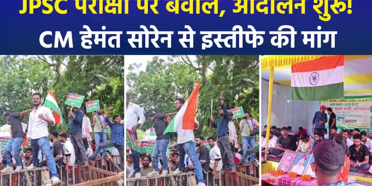 Uproar over JPSC exam continues; BJP demands CM Hemant Soren’s resignation