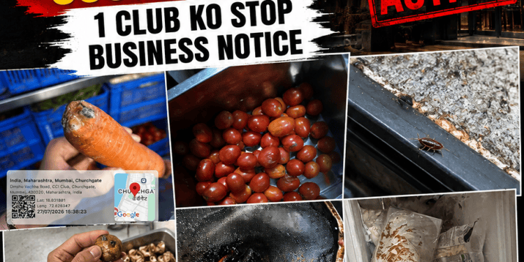 FDA Ne Mumbai Ke 5 Prominent Clubs Ke FSSAI Licence Suspend Kiye, 1 Club Ko Stop Business Notice