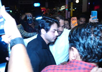 ARYAN KHAN ATTENDS BIRTHDAY PARTY OF RAGHAV JUYAL & ASIF BHAMLA