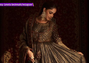 Genelia Deshmukh anarkali suit mein bikherti nazar aayiं royal charm, ‘Be Authentic’ caption se jeeta fans ka dil.