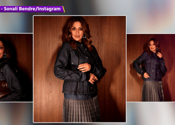 Sonali Bendre serves elegance in denim jacket and midi skirt in latest photo series