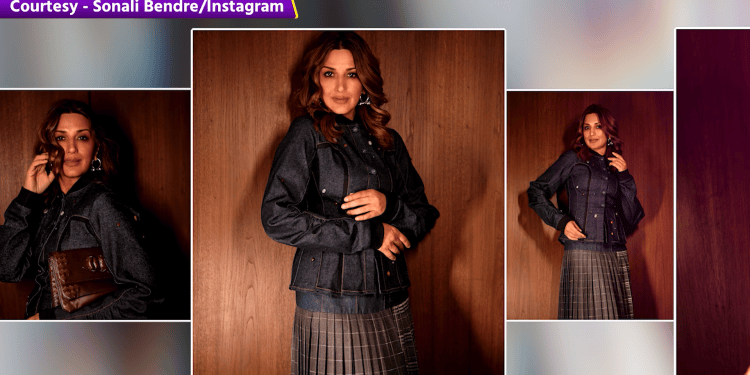 Sonali Bendre serves elegance in denim jacket and midi skirt in latest photo series