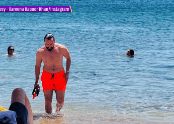 Kareena Kapoor Khan huiं Saif Ali Khan ki fitness par fida, beach vacation se share kiं khaas tasveerein.