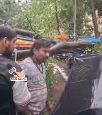 Tree Fall And Waterlogging At Powai Hiranandani