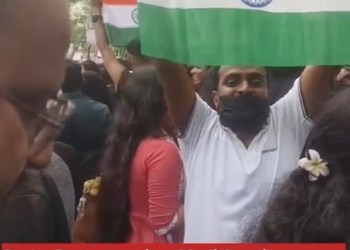 Dadar Protest against Modi Govt in support of Jantar Mantar Protest