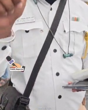 Kandivali mein without body camera fine maar rahe havaldar