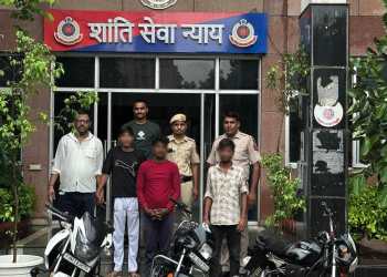Three interstate auto-lifters arrested; 3 stolen bikes recovered by Delhi Police