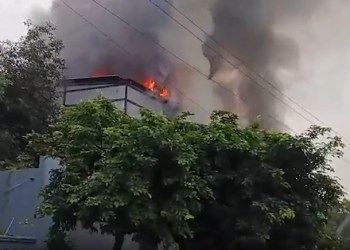 Massive fire breaks out at oil packing factory in Rajasthan’s Alwar, nearby factories evacuated
