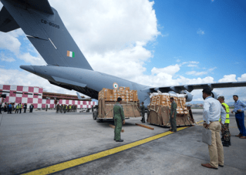 India steps up humanitarian assistance to Nepal, third flight to carry more relief material