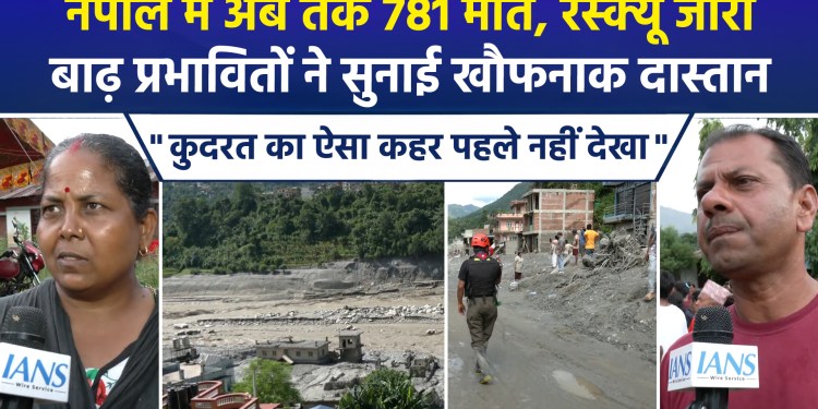 Scene of devastation in Nepal; 781 deaths so far, over 2,500 still missing.