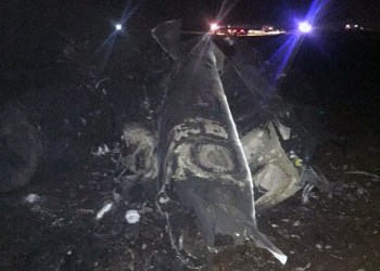 Turkish F-16 jet crashes during training