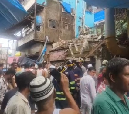 House Collapse at Malwani New Collector Compound Plot No 53,