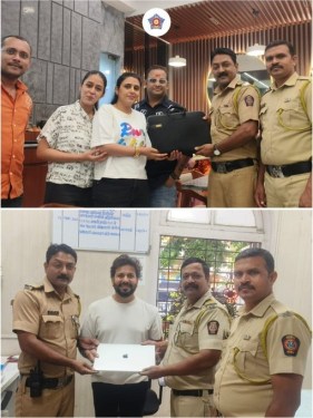 Mumbai Police Ne X Par Share Ki Imaandari Ki Misaal, Taxi Mein Bhoola Apple Laptop Malik Ko Lautaya.