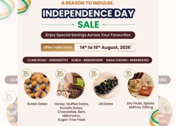 SALE ALERT! Upto 25% OFF on your favorite treats – Only from 14th to 16th August!