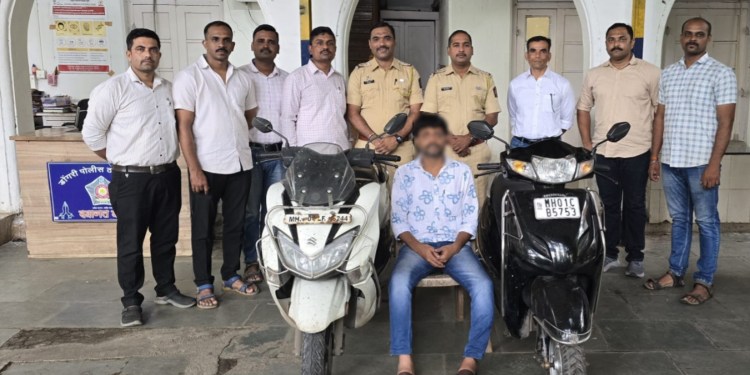 Dongri police ne chori ki Activa aur Burgman Bike Zapt ki, Sunny Bachkana arrested