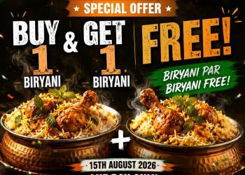 BIRYANI PAR BIRYANI FREE!
