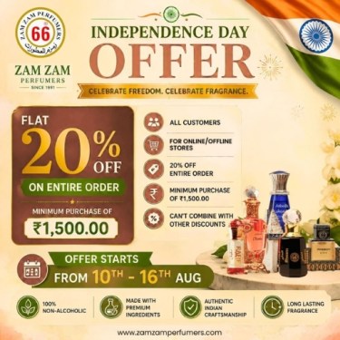 FREEDOM KA CELEBRATION, FRAGRANCE KE SAATH!