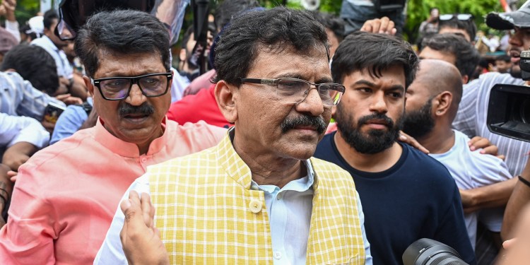 Sanjay Raut attacks Maha CM, says Fadnavis going out of way to ‘defend’ CEC