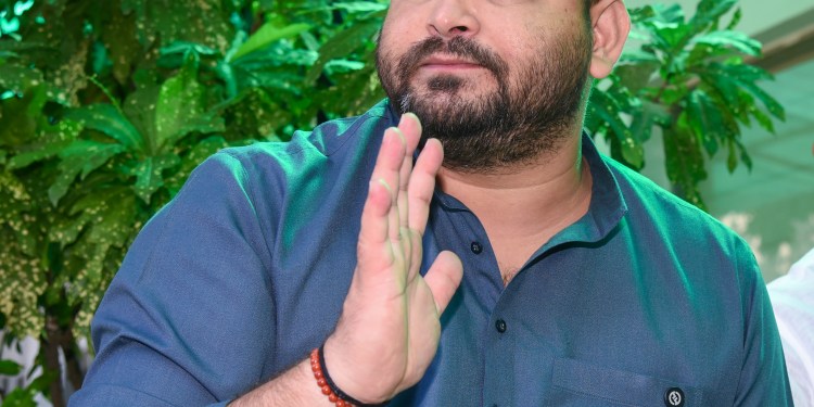 Tejashwi Yadav targets BJP over ‘Aashirwad Ka Diya’ campaign amid Bihar floods