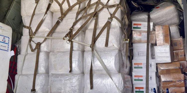 India sends another 11 tonnes of relief supplies to flood-hit Nepal