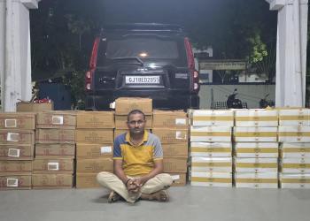 Liquor worth over Rs 45 lakh seized in separate raids in three days across Gujarat