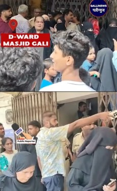 D-ward masjid gali me kafi dino se paani ka problem
