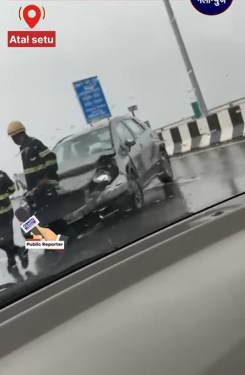 Accident on Atal Setu Bridge, Mumbai