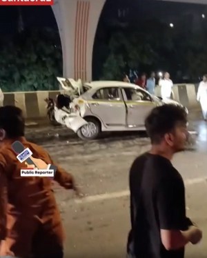 Accident at santacruz bridge