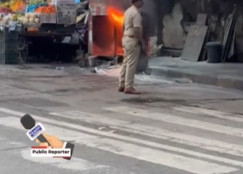 Meter box blast in bandra east government colony next to chinar bar and restaurant