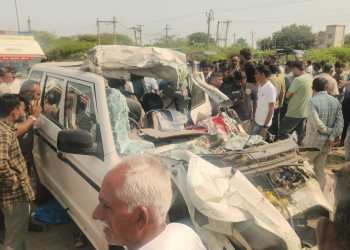 Seven killed as SUV rams into parked trailer in Gujarat’s Bhavnagar