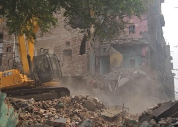Demolition drive carried out in Delhi’s Seemapuri following building collapse