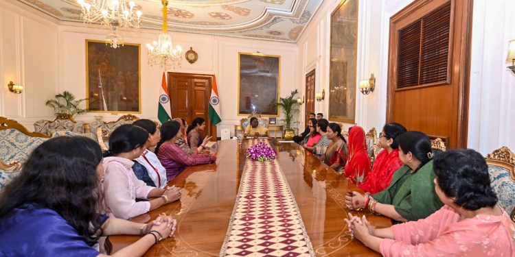 BJP Mahila Morcha delegation meets NCW chief, seeks action against Congress MP in sexual harassment case