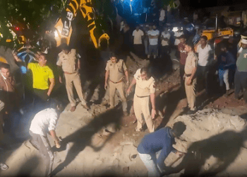 Jodhpur: Rescue operation underway to save 9-year-old boy trapped in 1,050-foot borewell