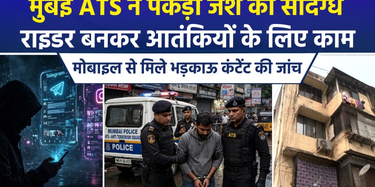 Major action by Mumbai ATS: Man arrested in Mahim for alleged links to Jaish-e-Mohammed; terror connections under investigation.
