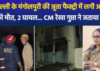 Major fire in Delhi’s Mangolpuri: 4 dead, 2 in critical condition after blaze at a shoe factory
