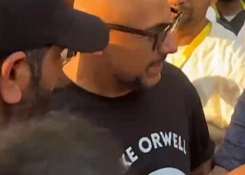 Vishal Dadlani at Shivaji Park CJP protest