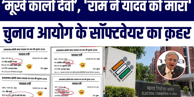 Murkha Kali Devi’ Se ‘Ram Ne Yadav Ko Mara’ Tak! Election Commission Ke Software Ke Gazab Karnaame